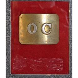 36) Ohio Civil war Belt Plate