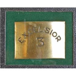 37) 1840 New York Civil War belt plate