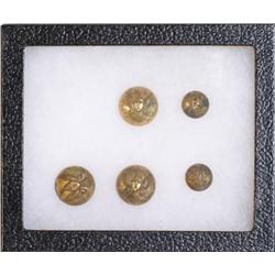 64) Civil War Union Infantry Buttons