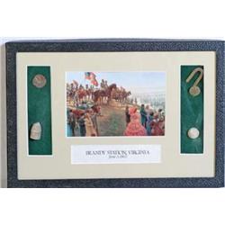 39) Brandy Station Relics Civil war