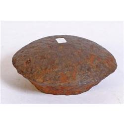 57) large piece of Confed Cannon ball -Savannah