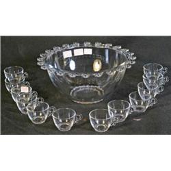 Heisey Punch Bowl & Cups