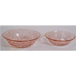 Sharon Depression Glass Bowl