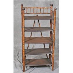 Antique Bamboo Book Shelf