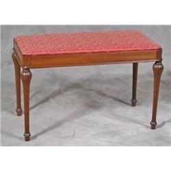 Mahogany Fancy Vanity Bench