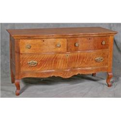 Oak 2 over 1 Dresser