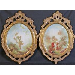 19) Oval Cherubs 22' x 33'  H
