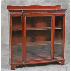 Mahogany 1 Door Bookcase