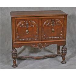 Walnut Server w/Carving