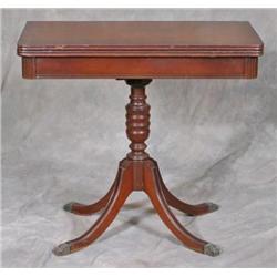 Mahogany Game Table Flip Top