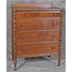 Walnut High Chest