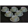 Image 2 : Jadite Fireking Lot 6 Cups and Saucer