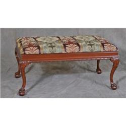 Claw and Ball Footed Bench