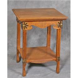 Oak Arts & Crafts Side Table
