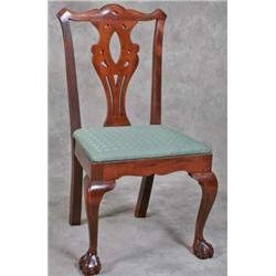 Claw & Ball Chipendale Chair Solid Mahogany