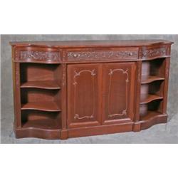 Mahogany Carved Credenza