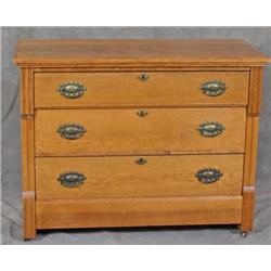 Oak Dresser w/Arts & Crafts Pulls