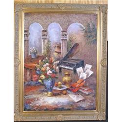 30) Oil on Canvas 45' x 57' H