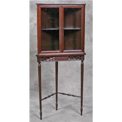 Small Mahogany Corner Cabinet