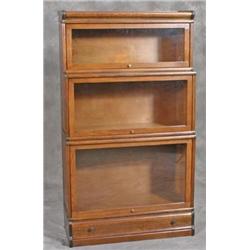 Oak Stack Bookcase Step back