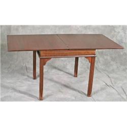 Nice Chippendale Mahogany Card Table