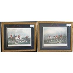 5) Earl of Derby's Hounds Old Berkshire Hunt 35' x 30'H