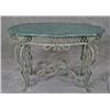 Image 1 : Turtle Topped Marble & Iron Center Table