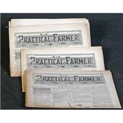Pratical Farmer News Papers 1890