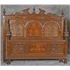 Image 1 : Super Walnut Bed w/Inlay