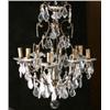 Image 2 : Crystal Hanging Chandalier 1930's