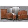 Image 1 : 4pc Walnut Bed Room Set