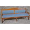 Image 2 : Oak Bench 7' w/Carving