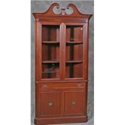 Mahogany Corner Cabinet