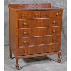 Walnut Highchest Claw Feet