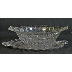 Fostoria American Bowl & Plate