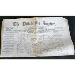 Civil War Newspaper 1862