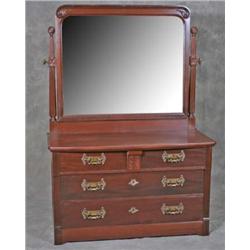 Nice Antique Mahogany Dresser with Mirror