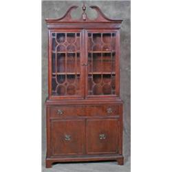 2 Door Mahogany China Cabinet