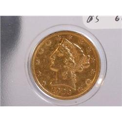 1902 $5 Gold Coin