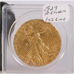 1927 $20 Gold Coin