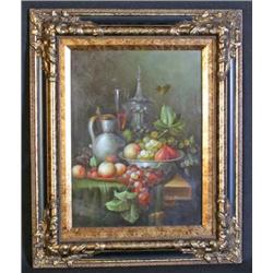 Small Still Life Oil on Canvas 12' x 14'