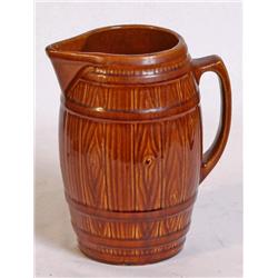 Brown Stoneware Pitcher