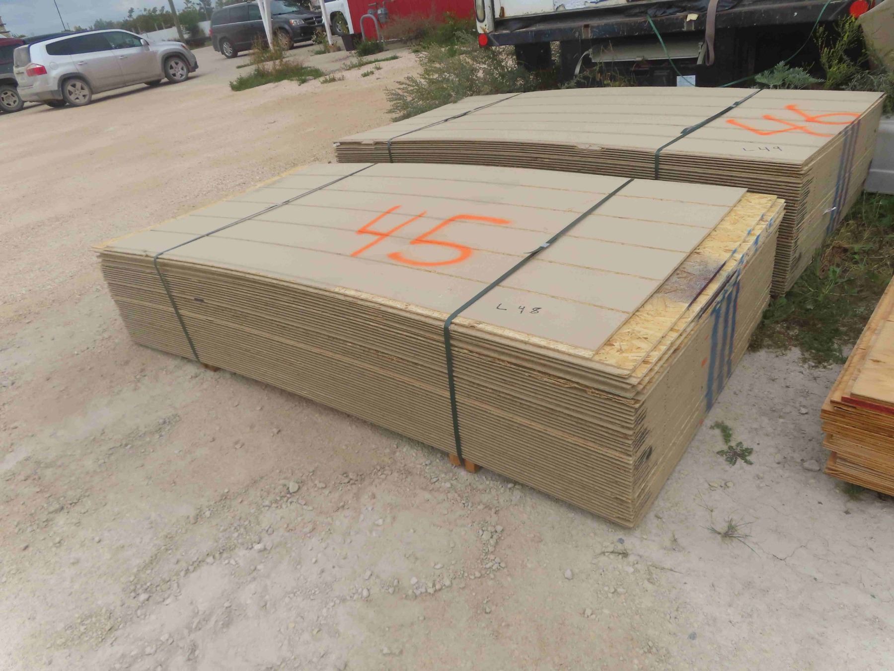 (45) LP Smart Panel Grade B Shipping Damage - McSherry Auction Service Ltd.