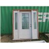 Image 1 : Entry Door with Side Lights and Frame 69 1/4'' x 80 1/2'' + 6 1/2'' Jam