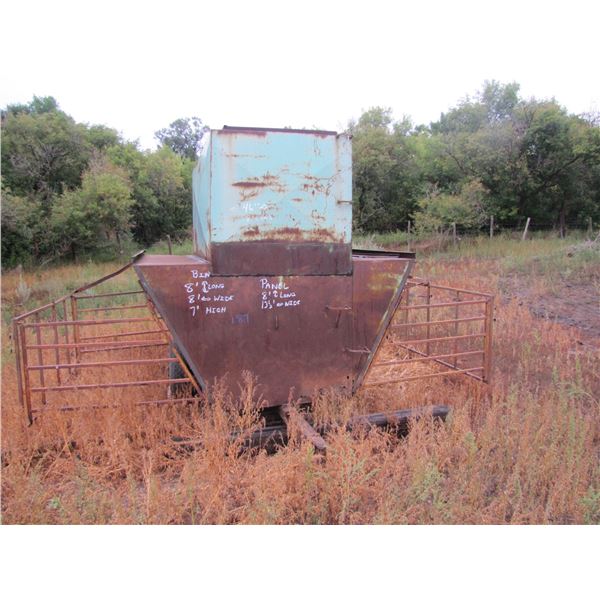 Creep feeder setup for calves