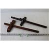 Image 1 : (2) Vintage Wood Guides