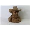 Image 3 : Carved Wooden Cowboy Head
