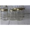 Image 2 : (14) Assorted Glass Mason Jars