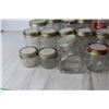 Image 2 : (20) Assorted Glass Jars and (3) Coca Cola Bottles