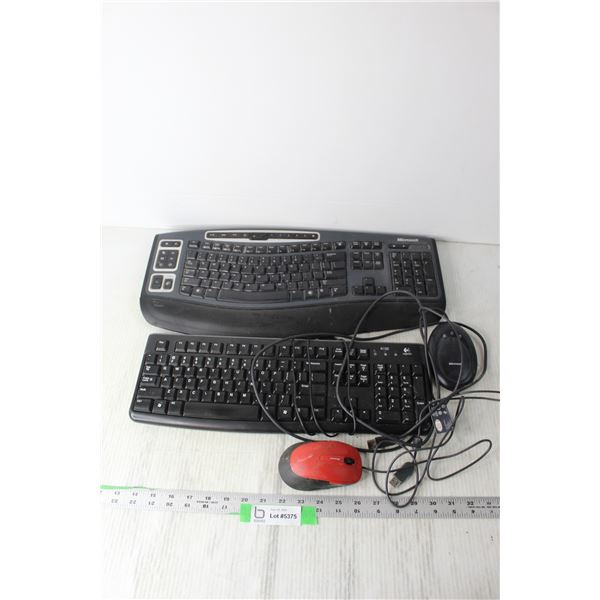 (2) Computer Keyboards and Computer Mice